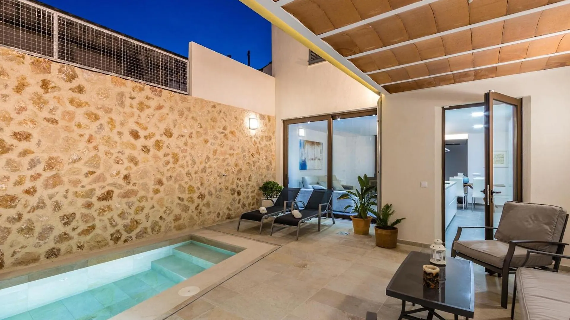 Historic Pollensa Townhouse Casa Bugera 3 Bedrooms Private Pool Walking Distance To Centre